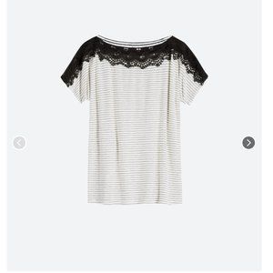 Stitchfix Medium Crocheted detail knit top